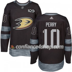 Adidas Maillot de Hockey Anaheim Ducks Corey Perry 10 1917-2017 100th Anniversary Noir Authentic - Homme